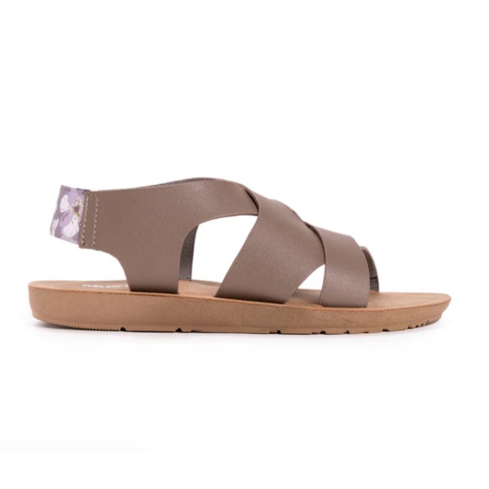 Muk Luks About Mary Sandals WMNS 8 Strappy Lightweight Flats Mushroom